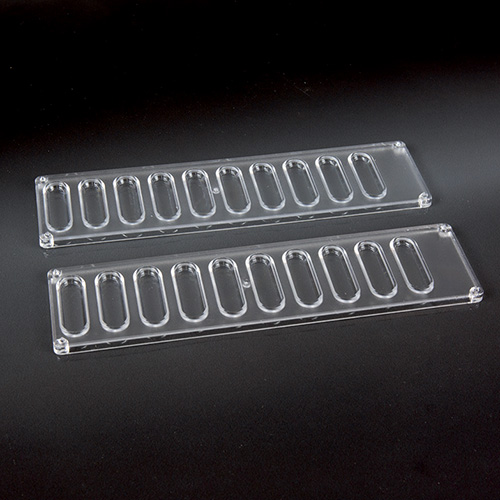 Пластини з групування крові з ПС, 10 лунок, 160 x 40 x 4,3 mm (мм) (пак. 10 шт) Aptaca S.p.A. (2015)